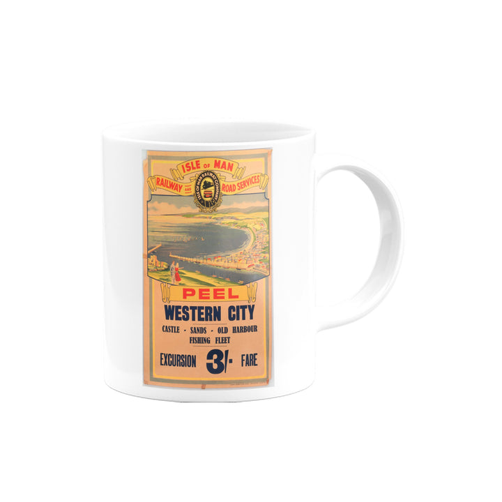 Isle of Man - Peel Western City Mug