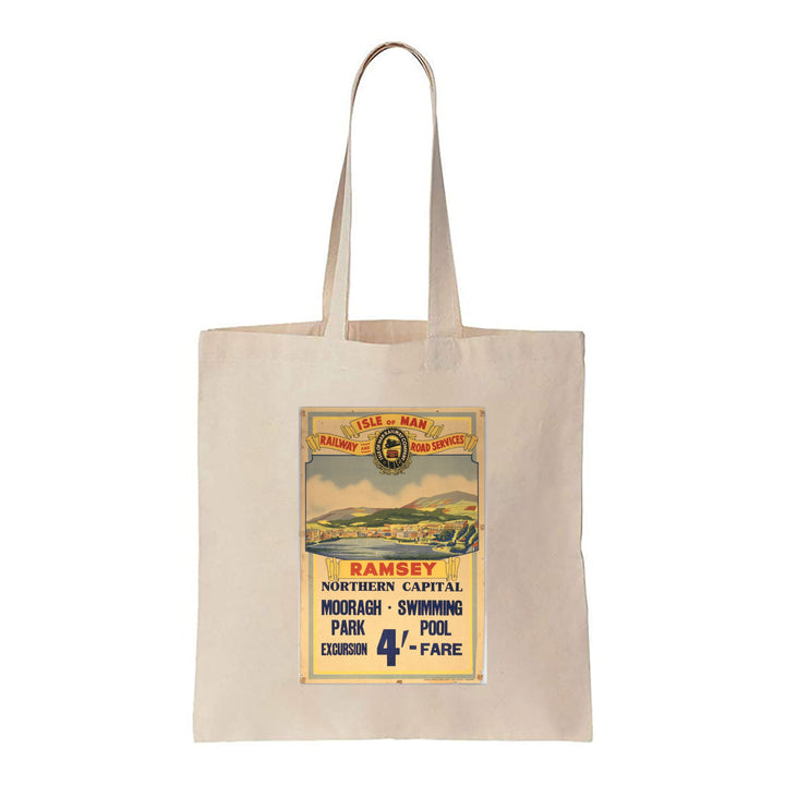 Isle of Man - Ramsey Northern Capital - Canvas Tote Bag