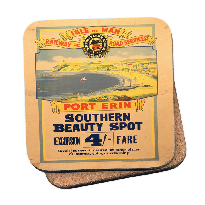 Isle of Man - Port Erin Southern Beauty Spot Coaster