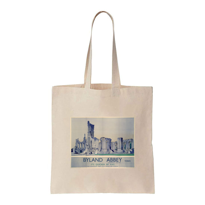 Byland Abbey Coxwold Station Yorkshire - Canvas Tote Bag