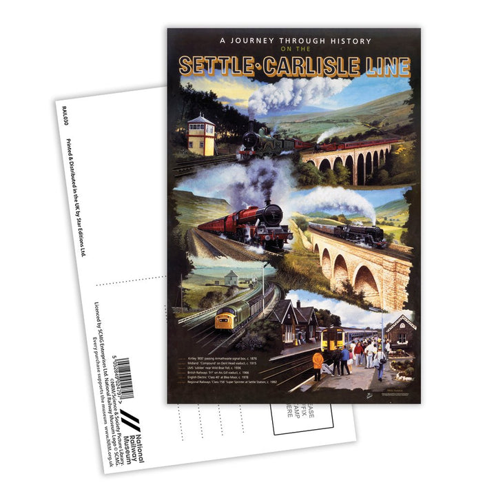 Settle Carlisle Line Postcard Pack of 8