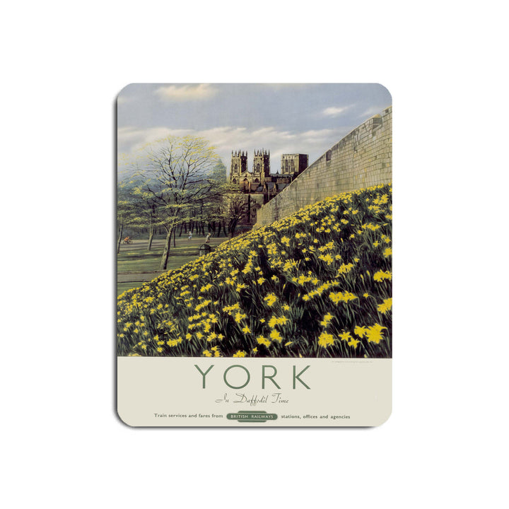 York, Yellow Flowers - Mouse Mat