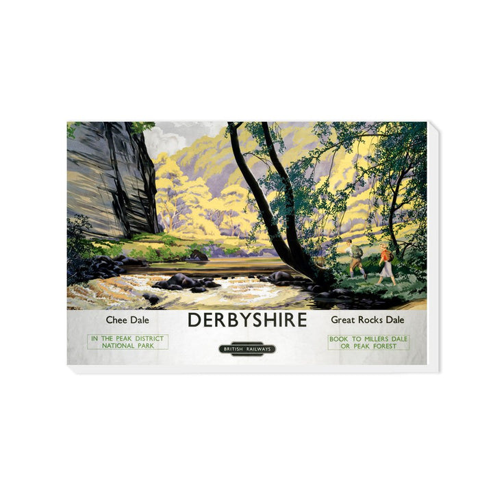 Derbyshire Chee Dale, Great Rocks Dale - Canvas