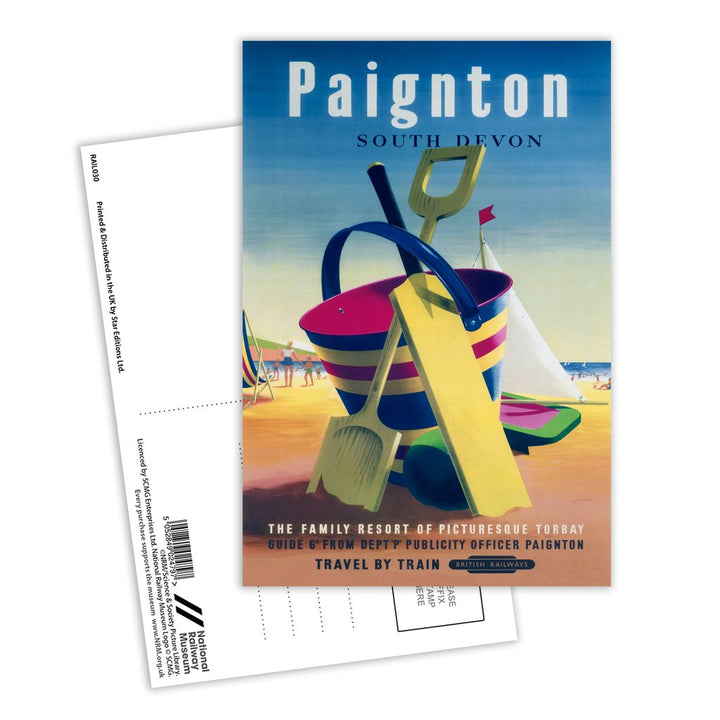 Paignton South Devon Torbay Postcard Pack of 8