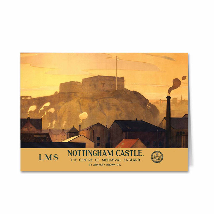 Nottingham Castle, Centre of Medieval England Greeting Card