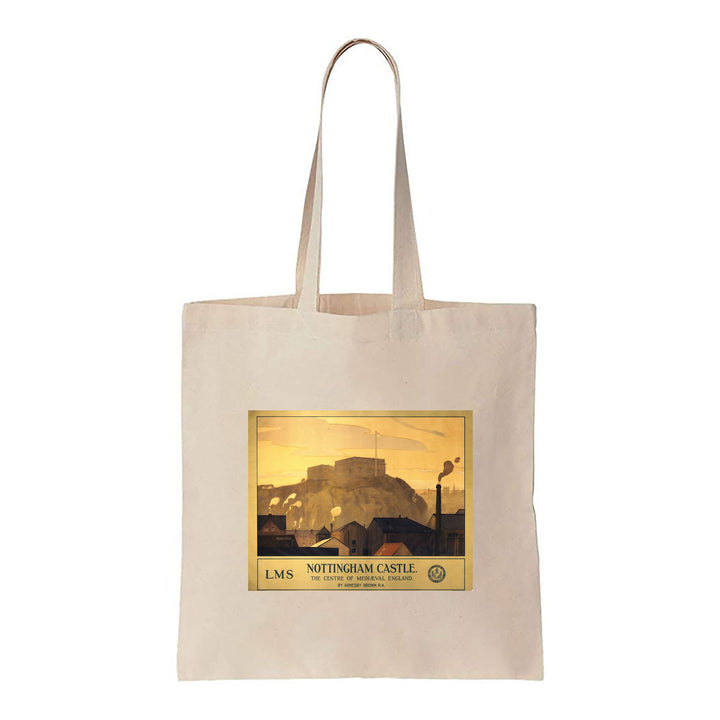 Nottingham Castle, Centre of Medieval England - Canvas Tote Bag