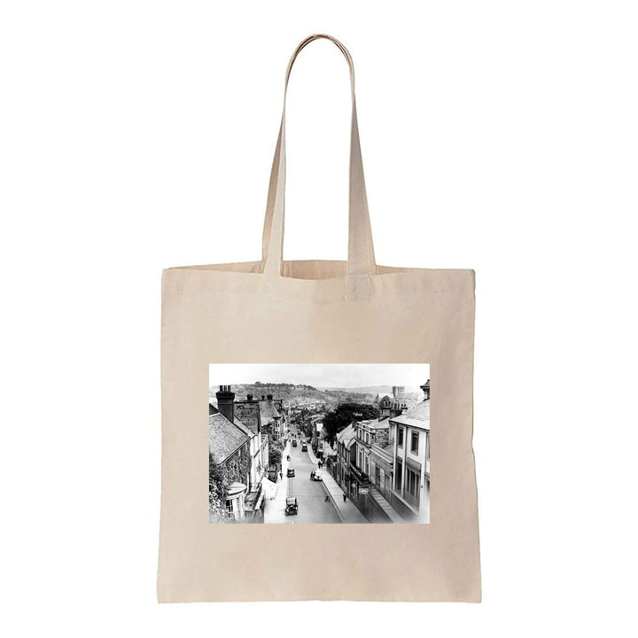 Black and White Road - Canvas Tote Bag