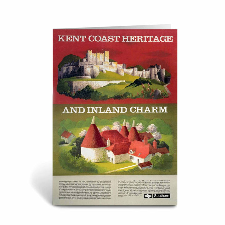 Kent Coast Heritage and Inland Charm Southern Railway Greeting Card