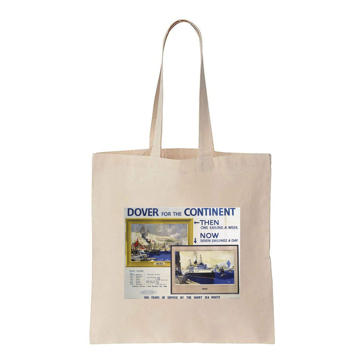 Dover for the Continent - Canvas Tote Bag