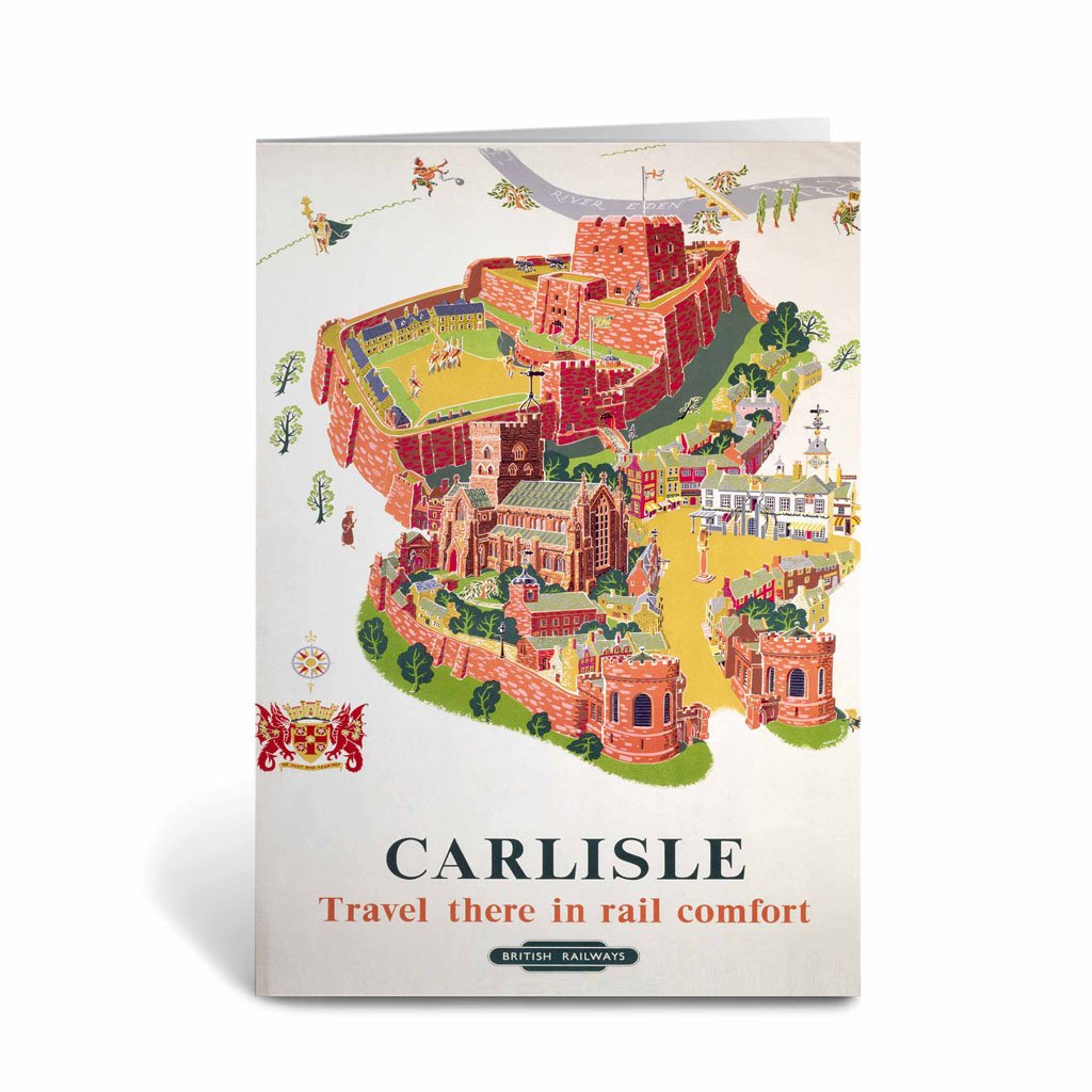 Carlisle, Travel in Rail Comfort Greeting Card