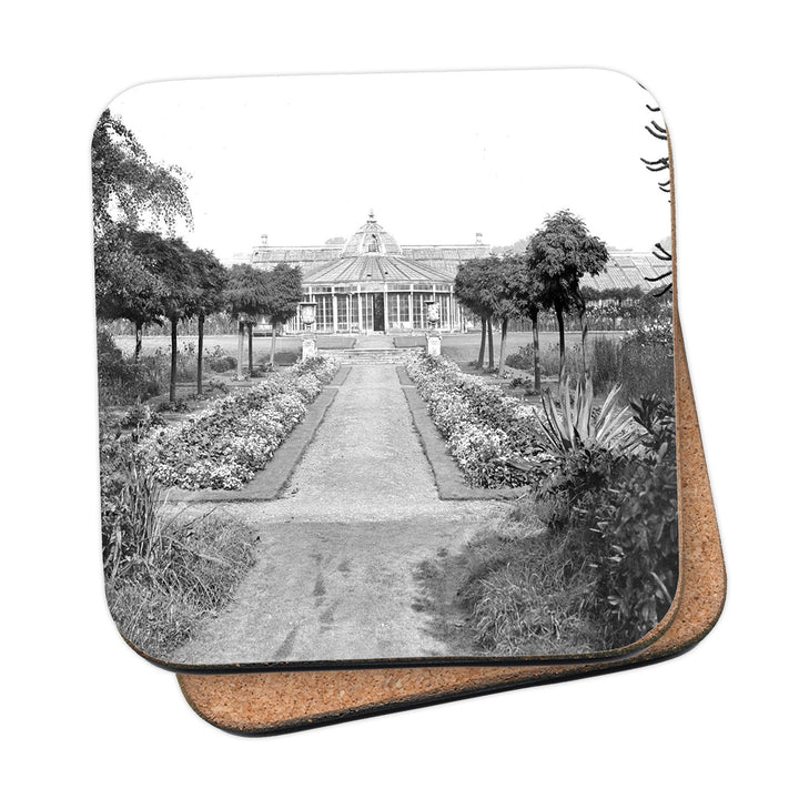 Black and White Greenhouse Coaster