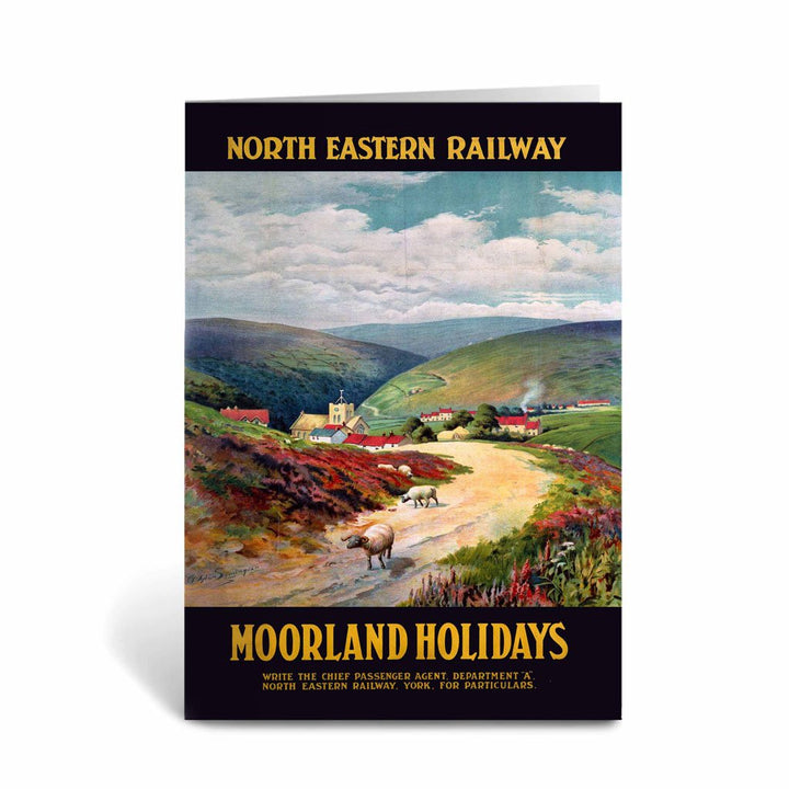 Moorland Holidays NER Greeting Card