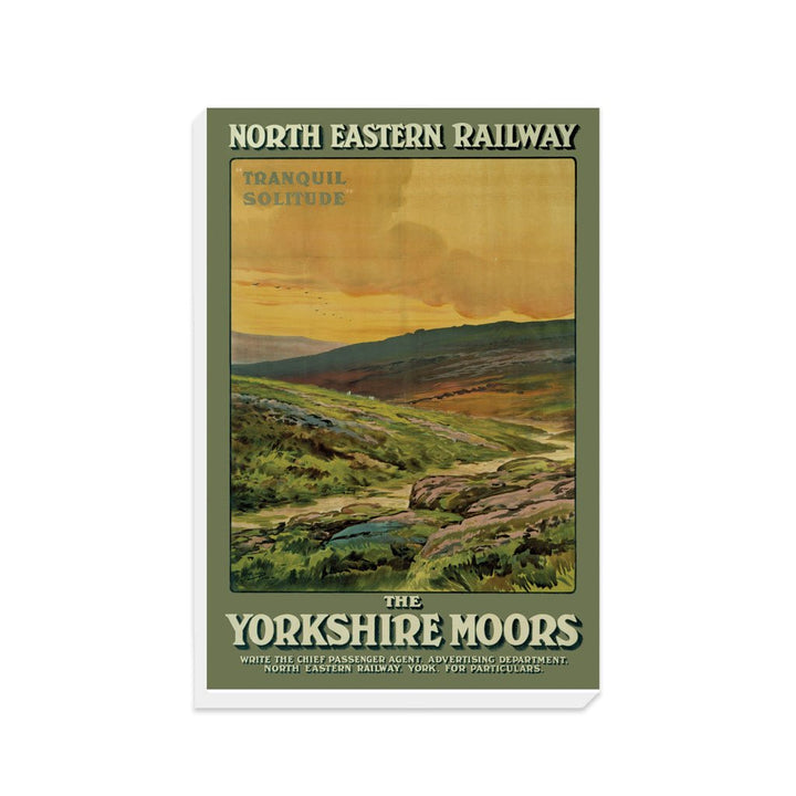 The Yorkshire Moors, Tranquil Solitude - Canvas