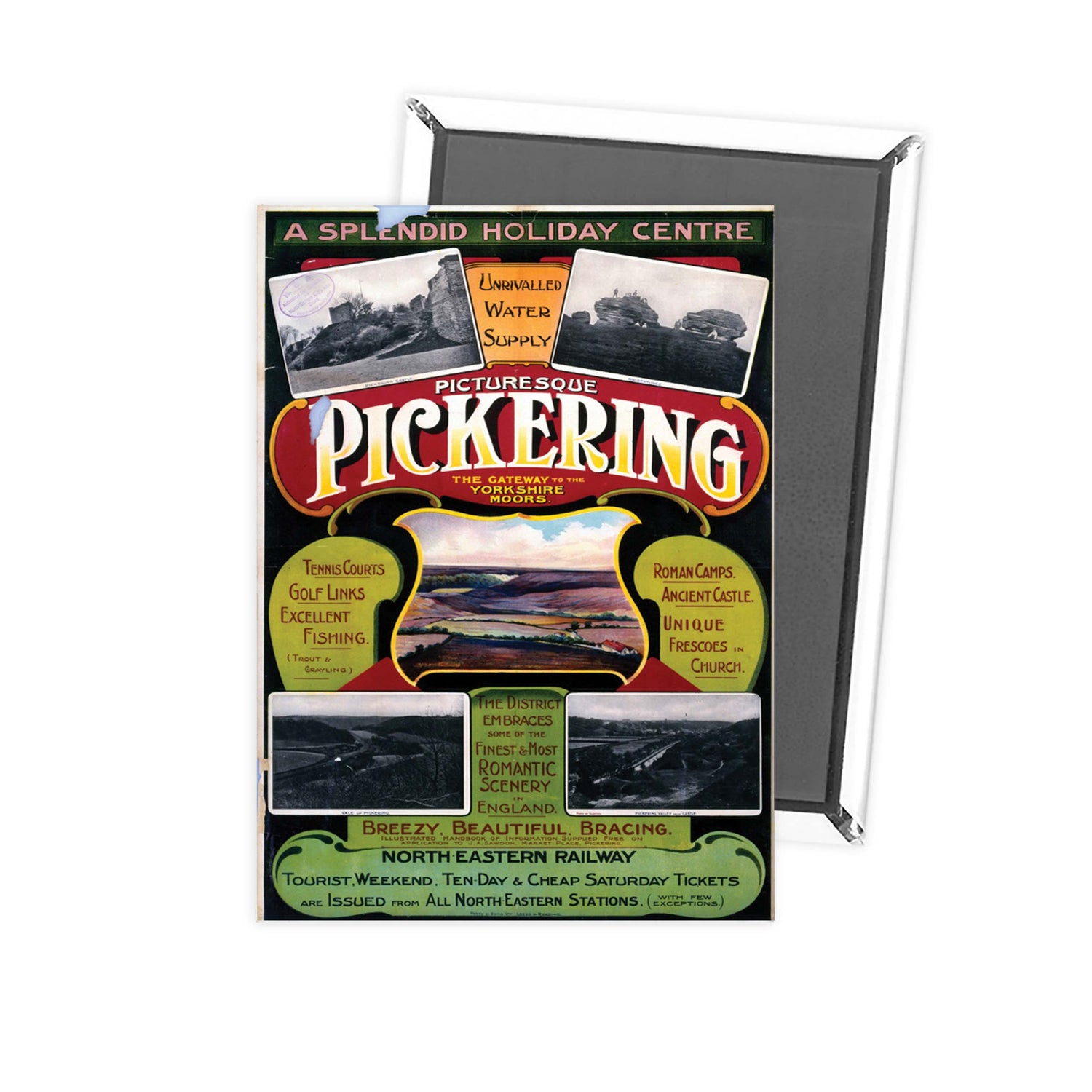 Pickering Yorkshire Moors Fridge Magnet