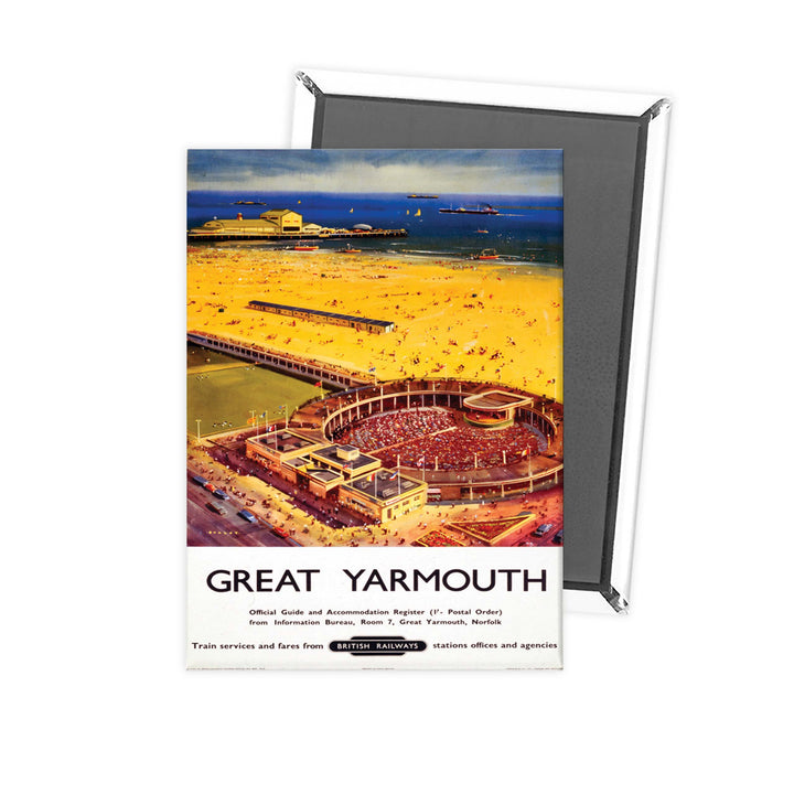 Great Yarmouth British Railways Fridge Magnet