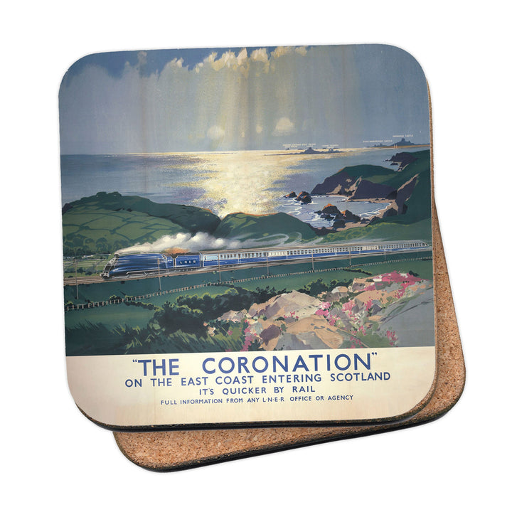 The Coronation on East Coast entering Scotland Coaster