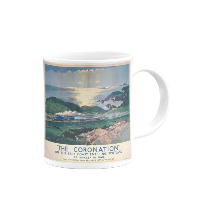 The Coronation on East Coast entering Scotland Mug