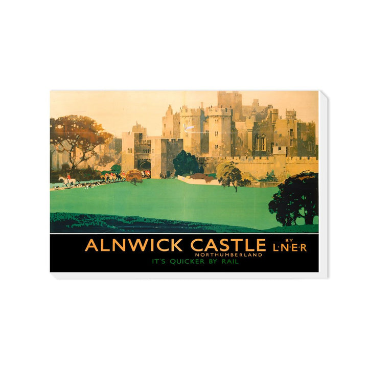 Alnwick Castle Northumberland by LNER - Canvas