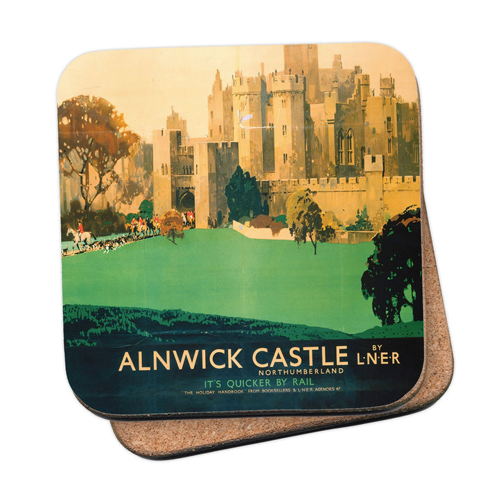 Alnwick Castle Northumberland by LNER Coaster