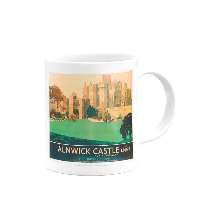 Alnwick Castle Northumberland by LNER Mug