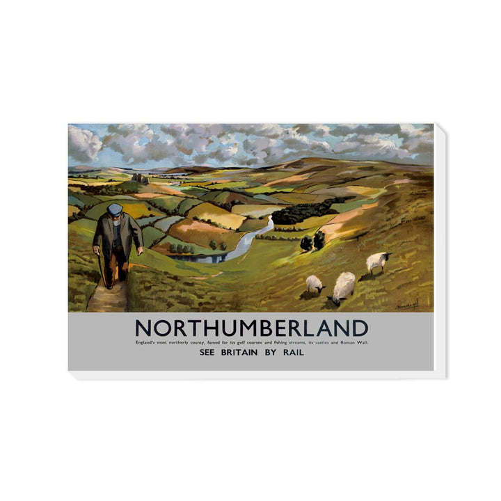 Northumberland, England's most northerly county - Canvas