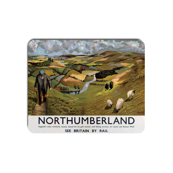 Northumberland, England's most northerly county - Mouse Mat