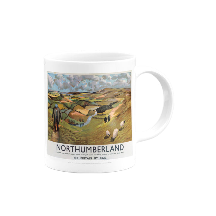 Northumberland, England's most northerly county Mug