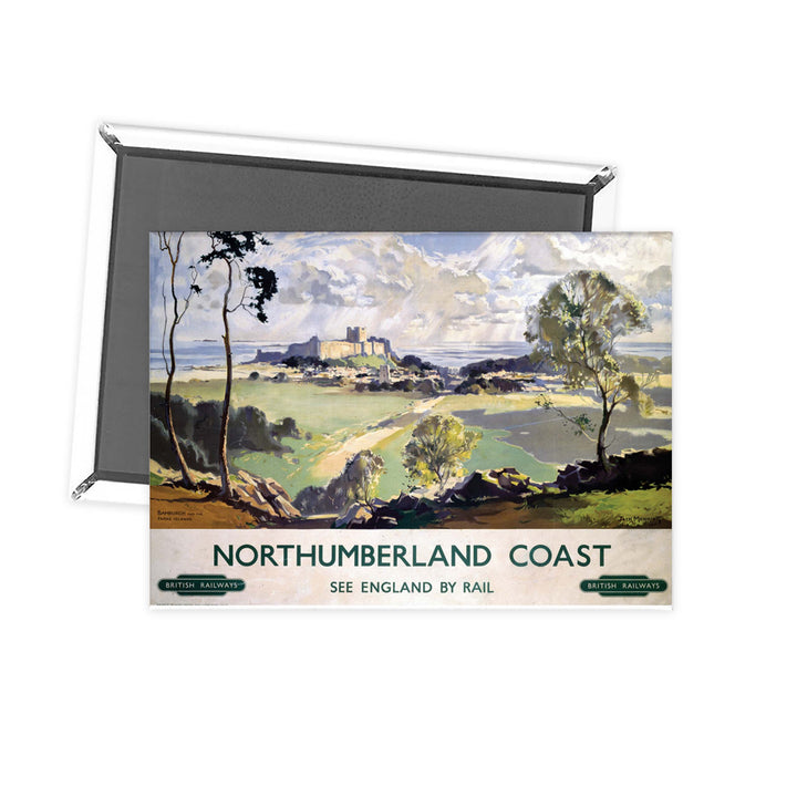 Northumberland Coast Fridge Magnet