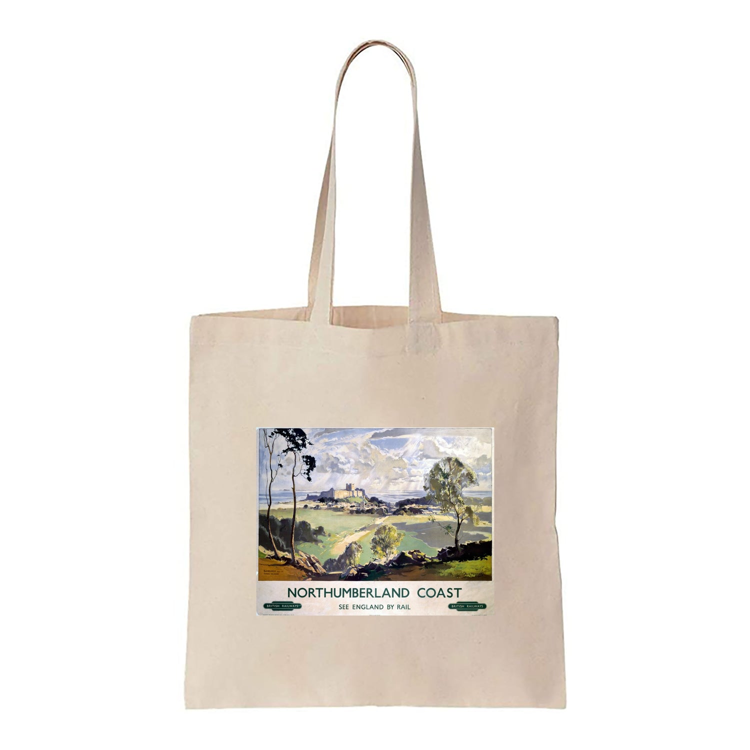 Northumberland Coast - Canvas Tote Bag