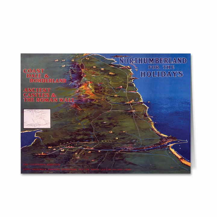 Northumberland for the Holidays Greeting Card