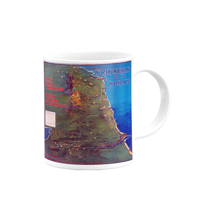 Northumberland for the Holidays Mug