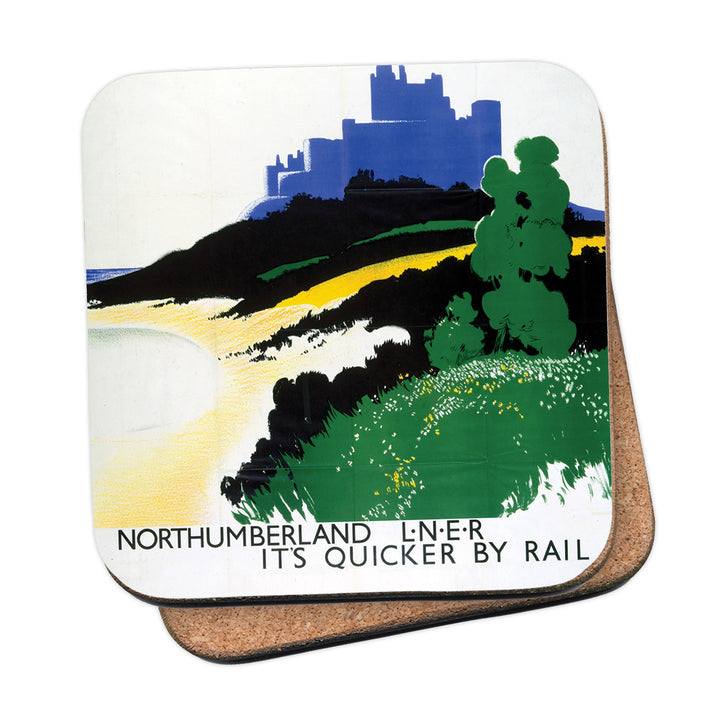 Northumberland - It's Quicker By Rail Coaster