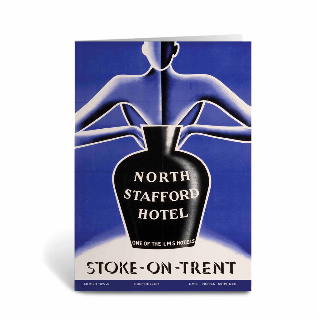 North Stafford Hotel, Stoke-On-Trent Greeting Card