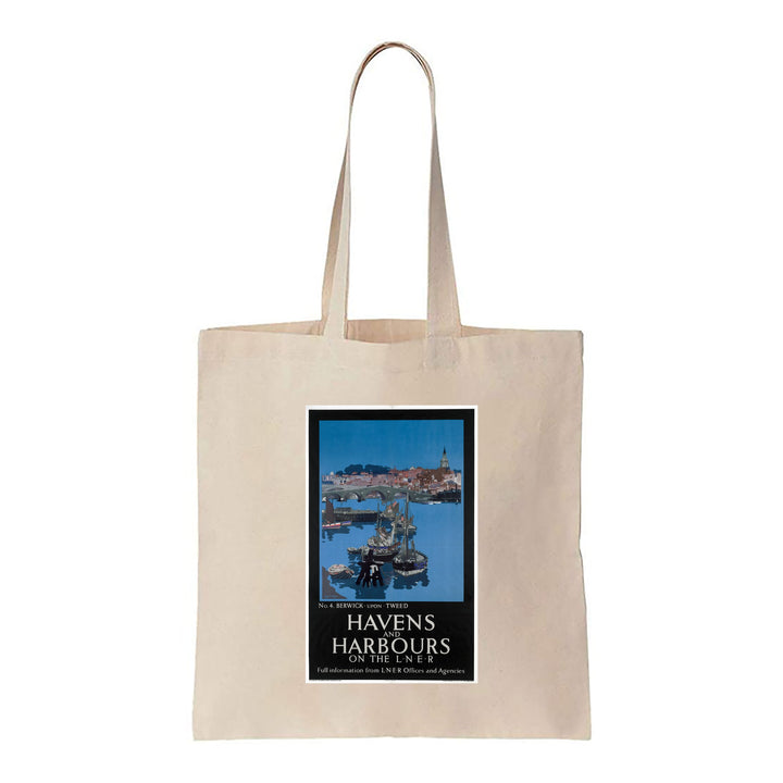 Havens and Harbours No 3 Berwick upon Tweed - LNER - Canvas Tote Bag