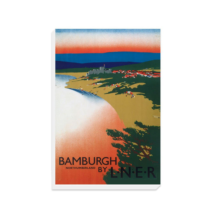 Bamburgh Northumberland - LNER - Canvas