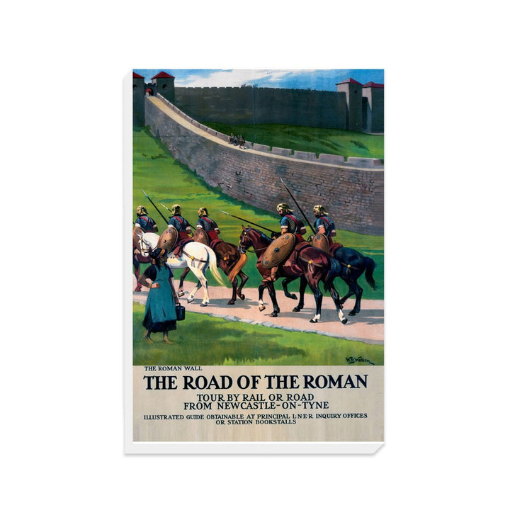 The Roman Wall - The Road of the Roman Newcastle - Canvas