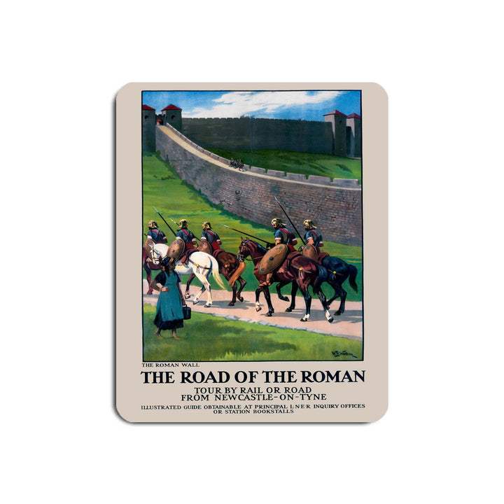 The Roman Wall - The Road of the Roman Newcastle - Mouse Mat