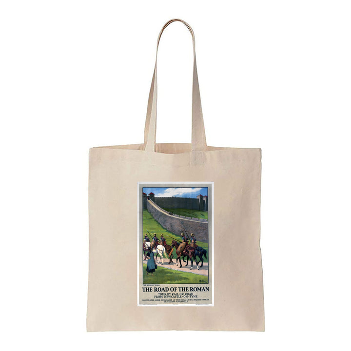 The Roman Wall - The Road of the Roman Newcastle - Canvas Tote Bag