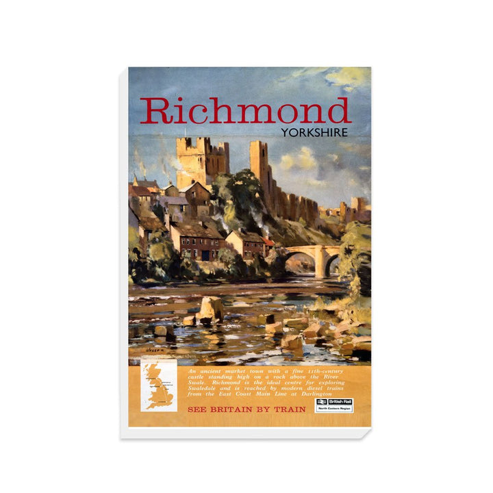 Richmond Yorkshire - See Britain By Train - Canvas