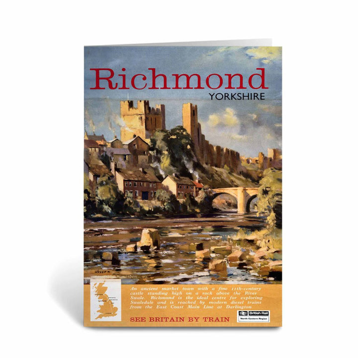 Richmond Yorkshire - See Britain By Train Greeting Card