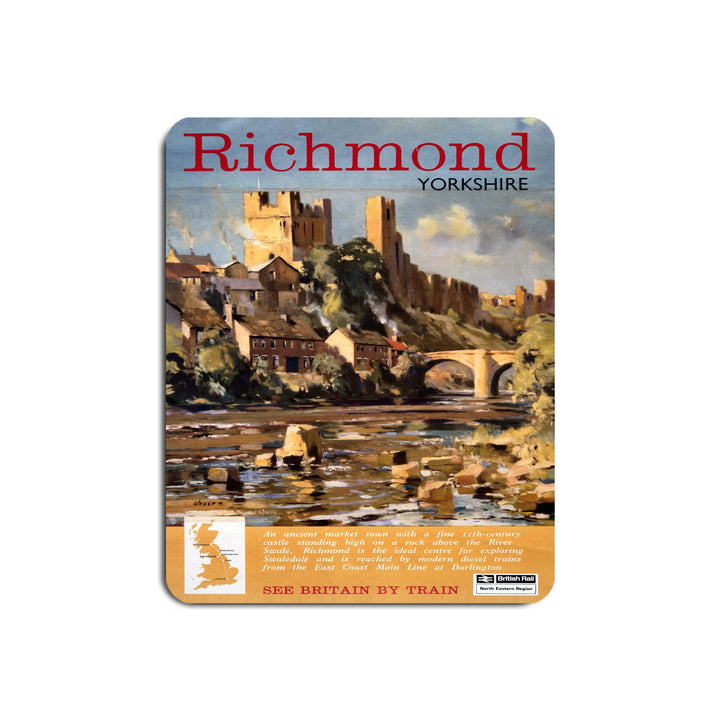 Richmond Yorkshire - See Britain By Train - Mouse Mat