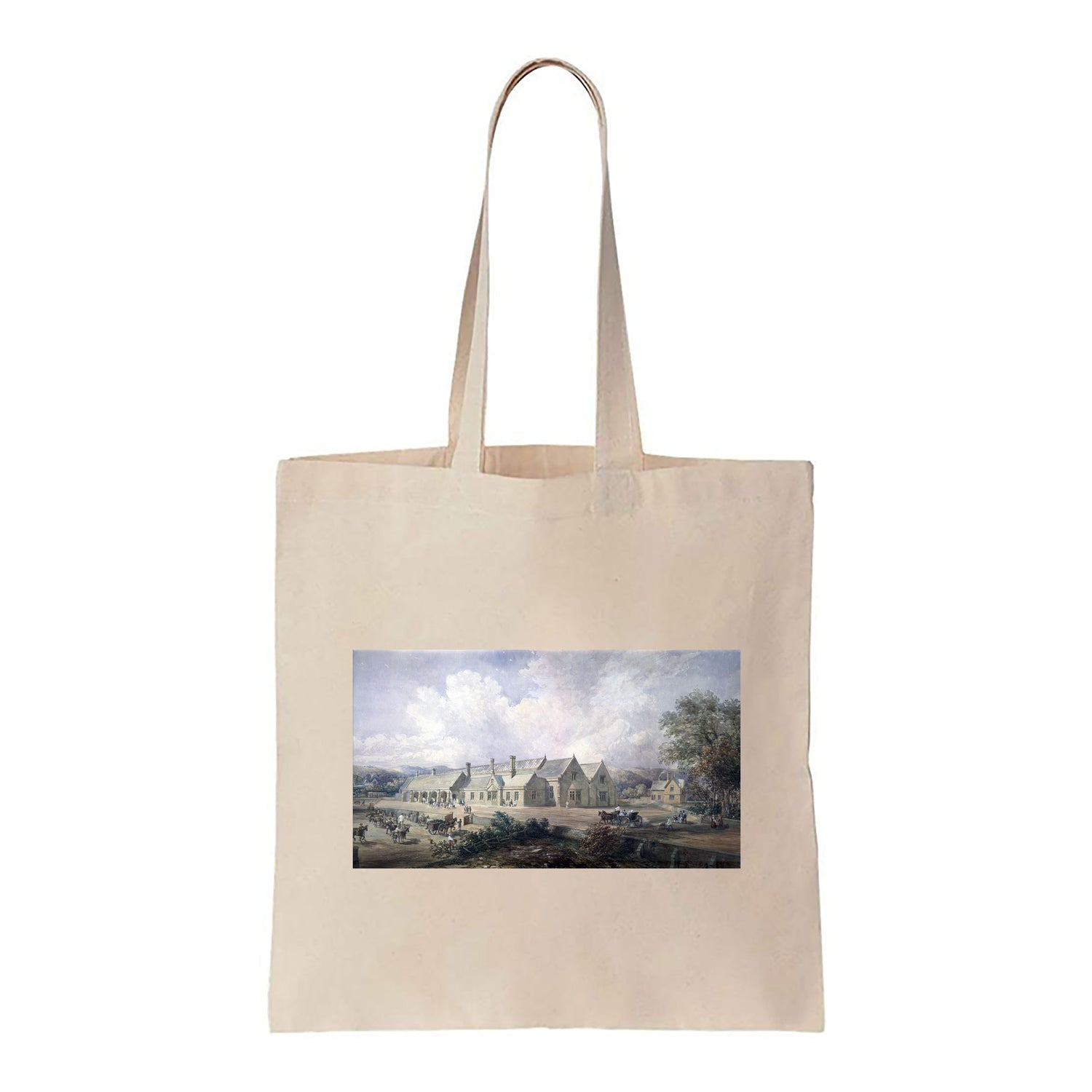 Farm Market Drawing - Canvas Tote Bag
