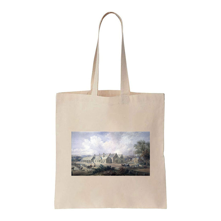 Farm Market Drawing - Canvas Tote Bag