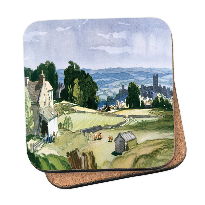 Farm Drawing Coaster