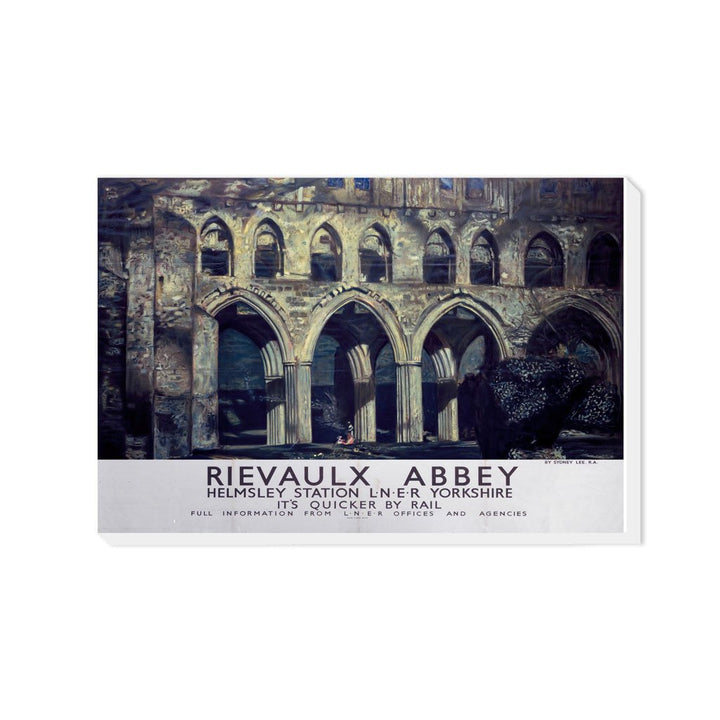 Rievaulx Abbey - Helmsley Station Yorkshire - Canvas