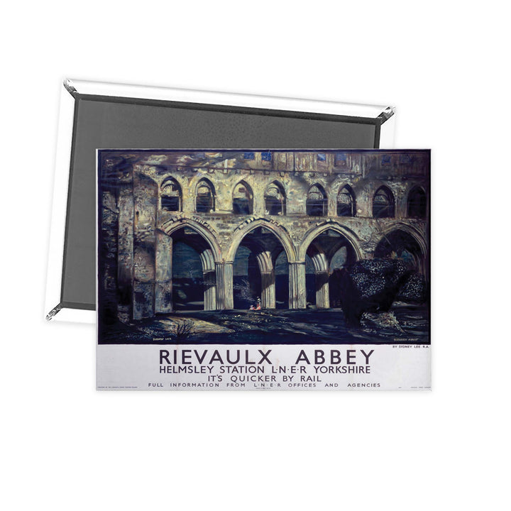 Rievaulx Abbey Helmsley Station LNER Yorkshire Fridge Magnet