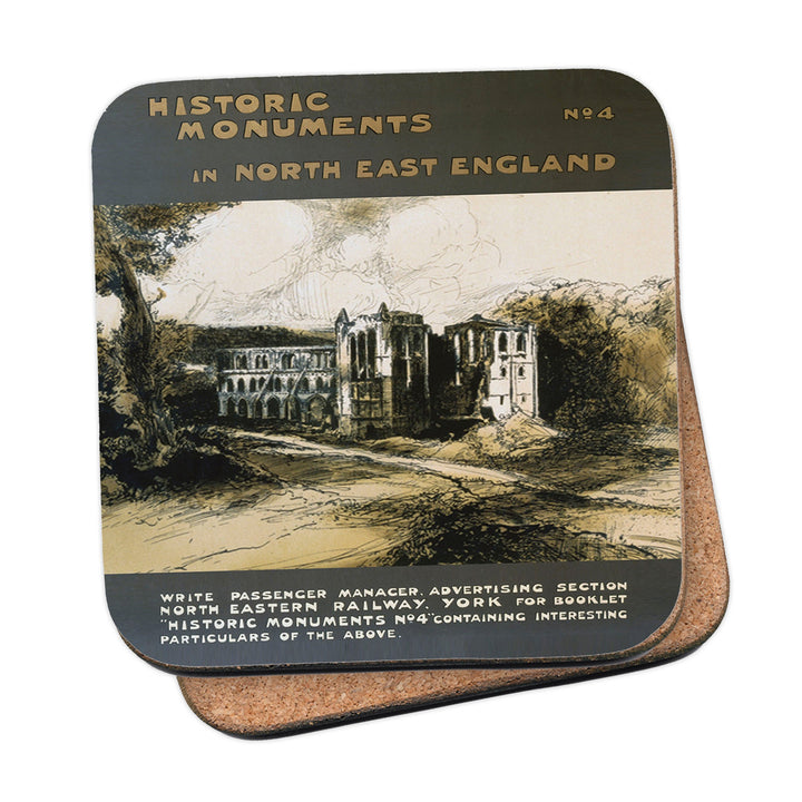Historic Monuments in North East England No 4 Rievaulx Abbey Coaster