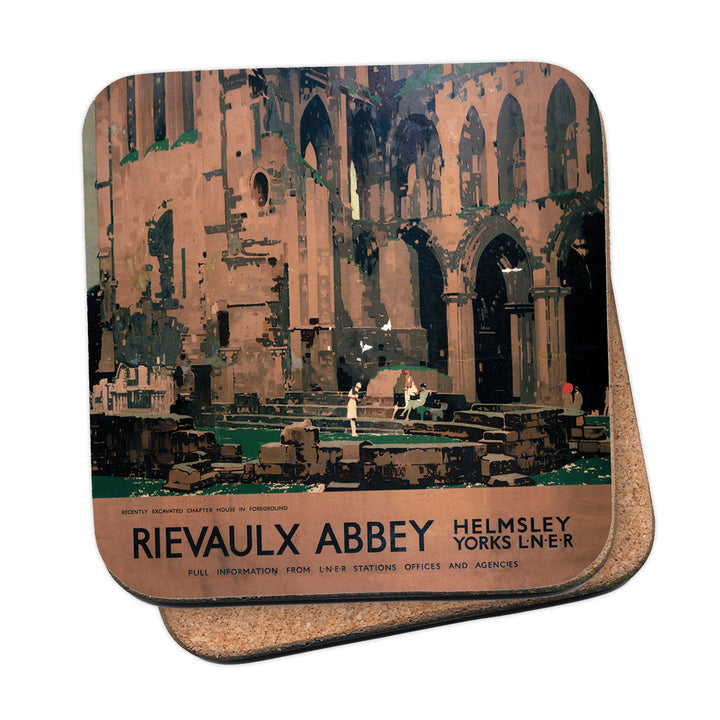 Recently Excavated Rievaulx Abbey - Helmsley Station Yorkshire Coaster