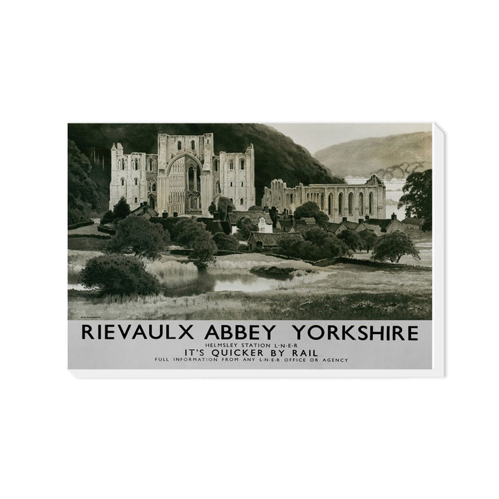 Rievaulx Abbey - Helmsley Station Yorkshire - Canvas