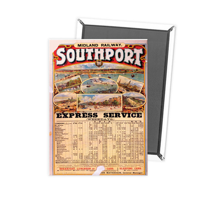 Southport Fridge Magnet